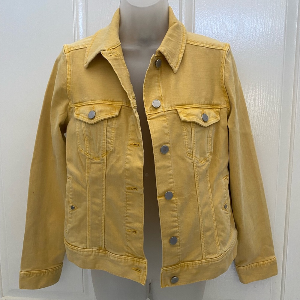 Liverpool Yellow Denim Jacket Sz S